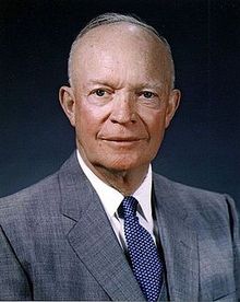 President Dwight D. Eisenhower facing forward