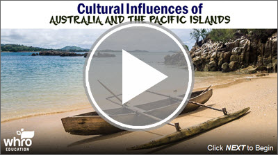 Cultural Influences of Australia and the Pacific Islands Interactivity