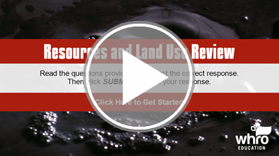 Resources and Land Use Review Interactivity