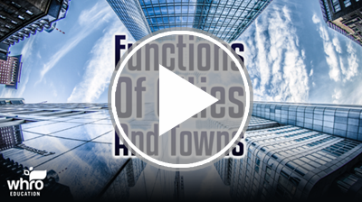 Functions of Cities and Towns Interactivity