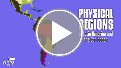 Physical Regions of Latin America and the Caribbean Interactivity