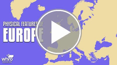 Physical Features of Europe Interactivity