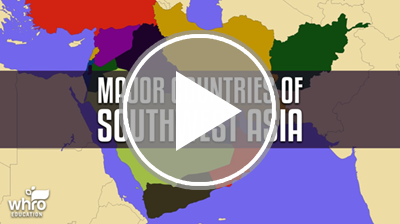 Major Countries of Southwest Asia Interactivity