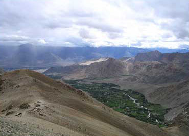 Indus River valley in Ladakh, India