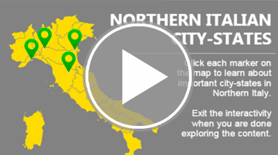 Northern Italian City-States Interactivity