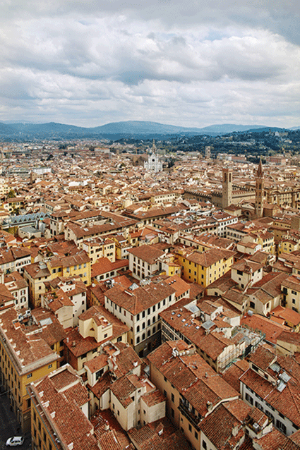 skyline of Florence, Italy