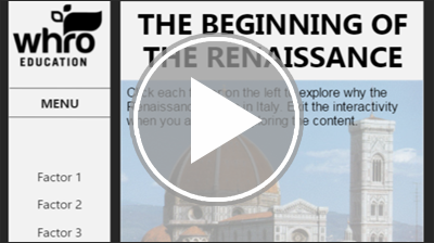 The Beginning of the Renaissance Interactivity