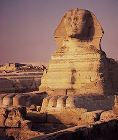 the Sphinx in Gaza