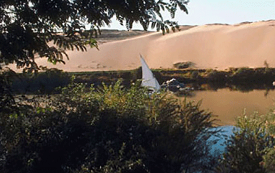 the Nile River