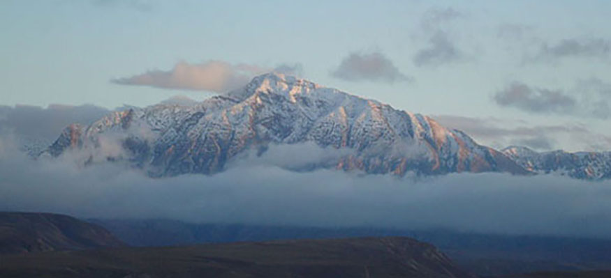 view from a mountain in the Hindu Kush range