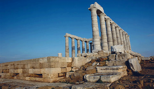 ruins of the Temple of Poseidon