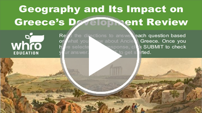 Geography and Its Impact on Greece's Development Review Interactivity