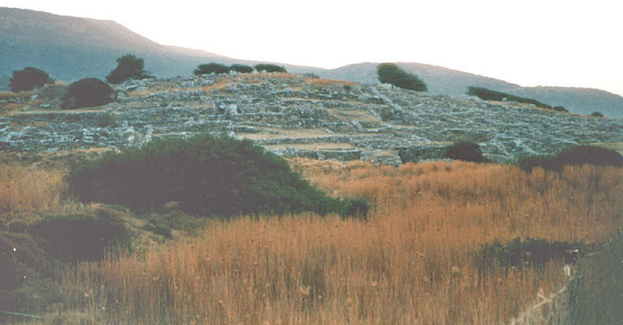 the town of Gournia, Crete