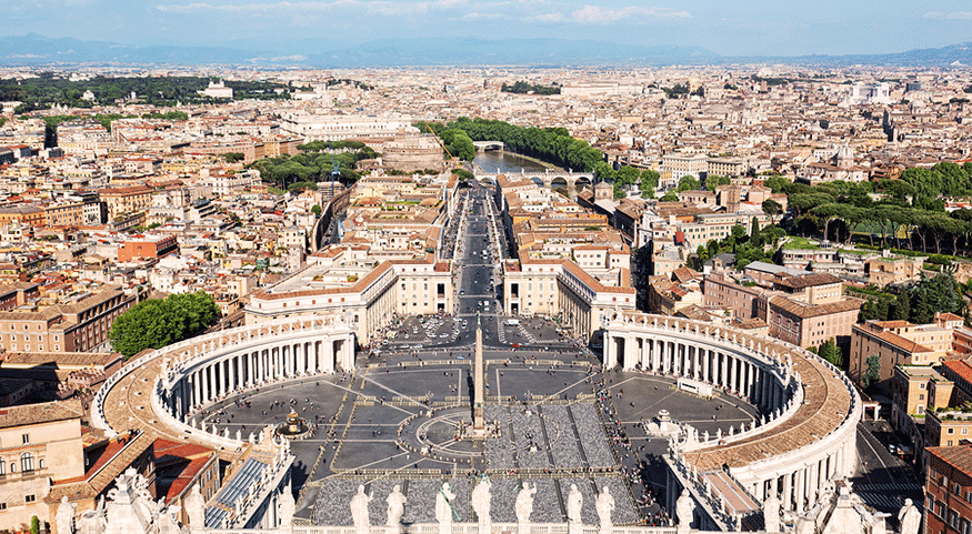 St Peter's Square in Vatican City