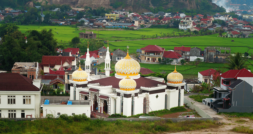 a mosque in Sumatra, Indonesia