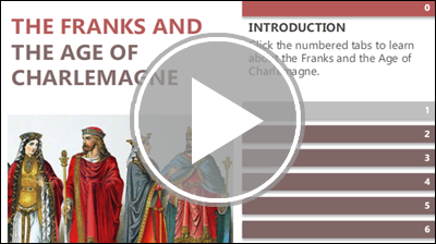 The Franks and the Age of Charlemagne Interactivity