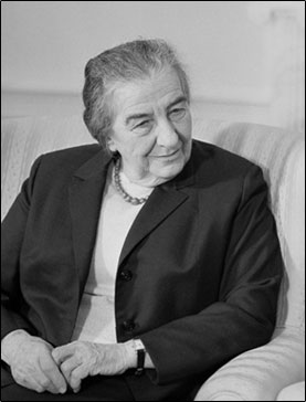 Image of Golda Meir.