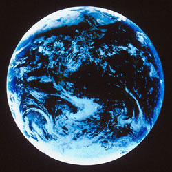 Image of Earth from space. 