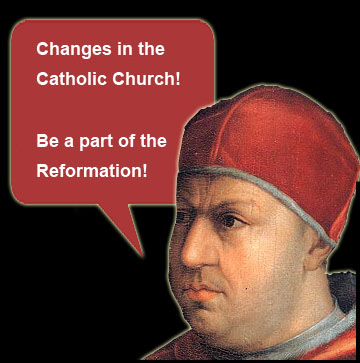 Example poster for the Catholic Reformation assignment. 