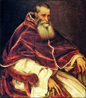 Painting of Pope Paul III.