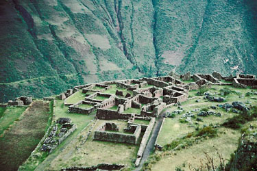 Incan ruins in Peru