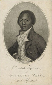 PIllustration of Olaudah Equiano