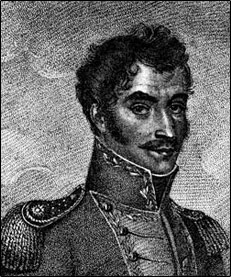 Illustration of Simon Bolivar.