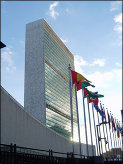 Image of United Nations headquarters.